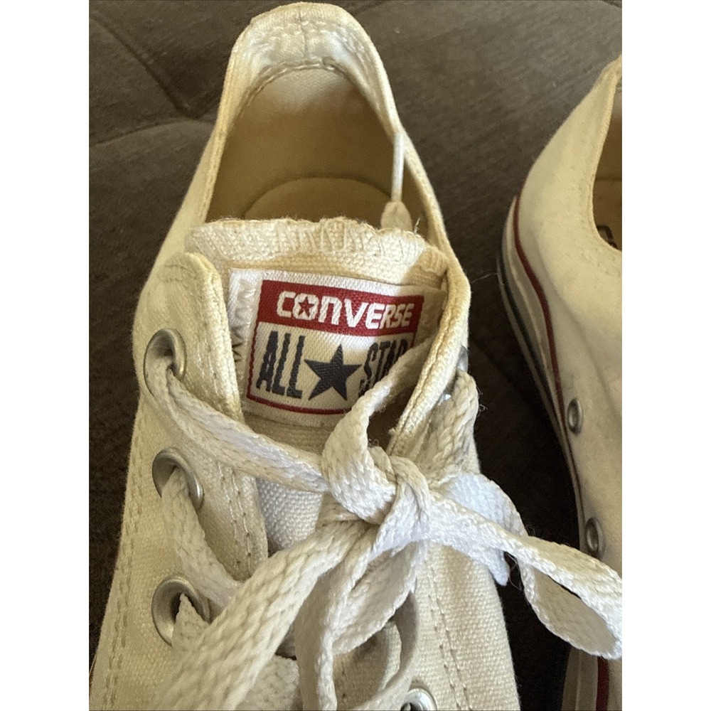 Converse Women's Chuck Taylor's All Star White Casual Shoes Sneakers Size 9 VG+ - Picture 2 of 10